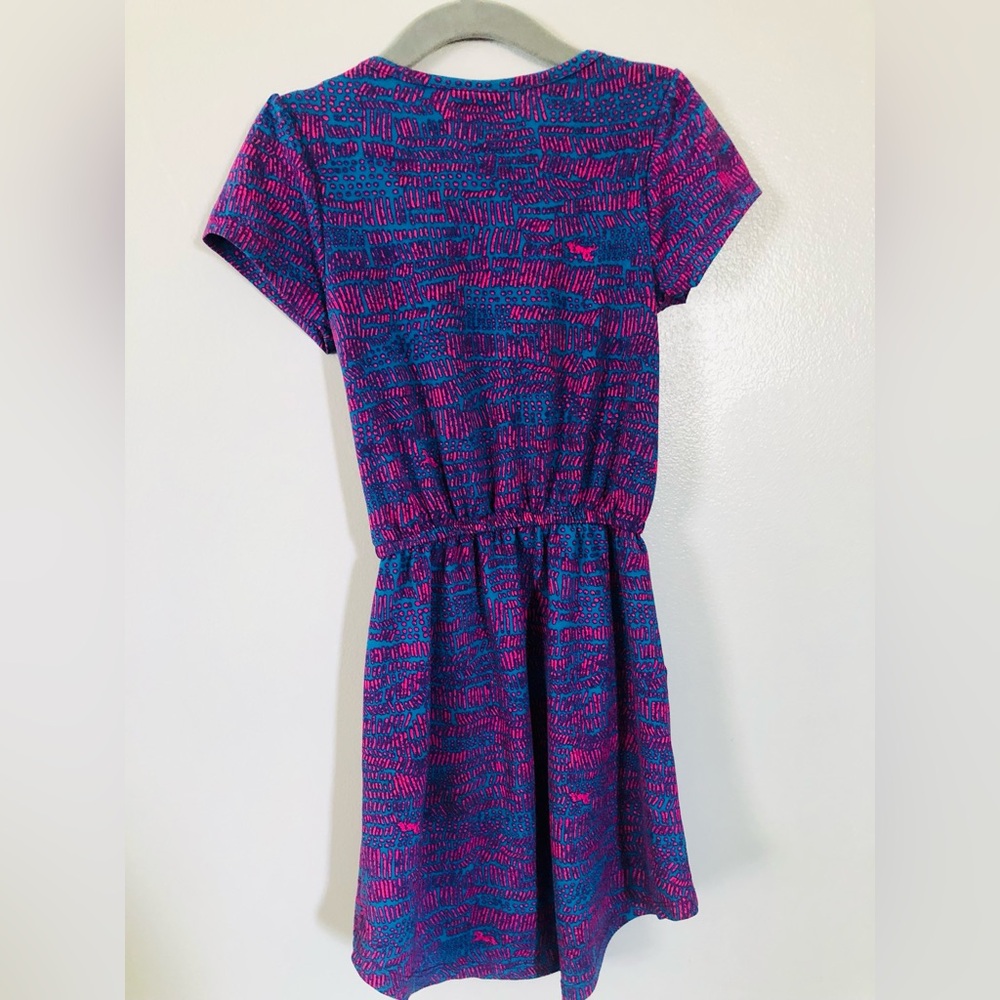 LuLaRoe 4T Purple Toddler Shortsleeved Dress - Picture 4 of 4